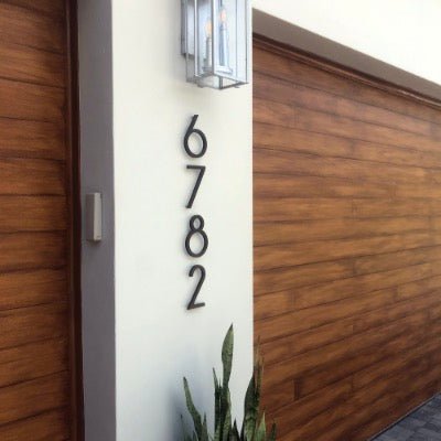 Stainless Steel House Numbers | Metal Address Signs – BacklitLEDsign