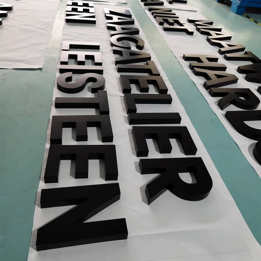 Metallic Sign Lettering Metal Signs | Metal Letters | Channel Letters | Store Sign – BacklitLEDsign